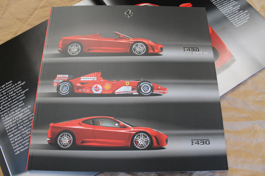 FERRARI F430 & 430 SPIDER brochure, Prospekt catalogue