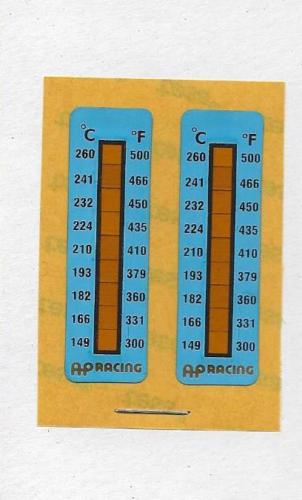 AP Racing Temperature Indication Strips 2x Strips/Pack for all Brembo caliper
